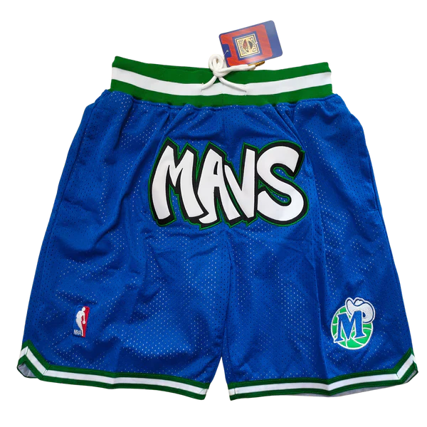 Retro Basketball Dallas Mavericks Shorts