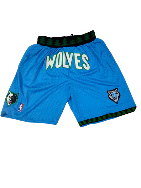 Retro Basketball Minnesota Timberwolves Shorts