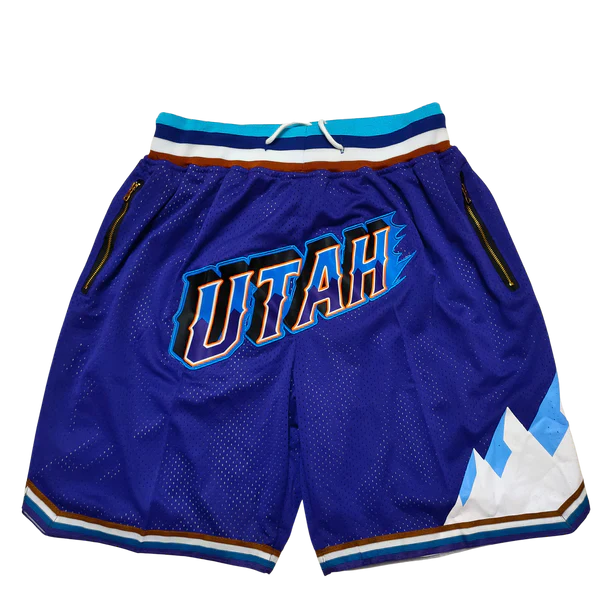 Retro Basketball Utah Jazz Shorts