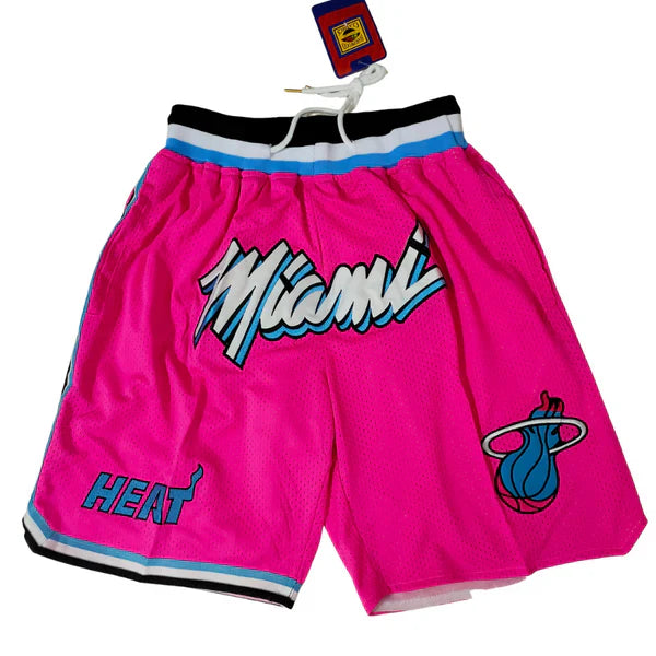 Retro Basketball Miami Heat Shorts