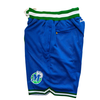 Retro Basketball Dallas Mavericks Shorts