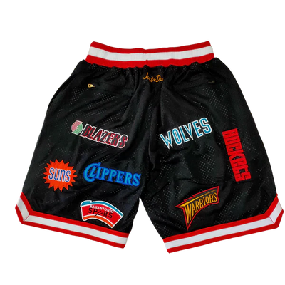 Retro Basketball Western Conference Shorts
